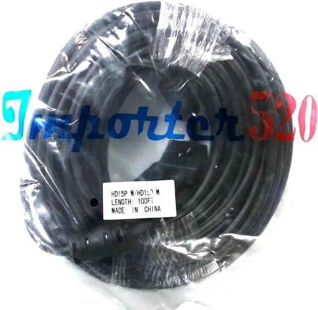 Main image of Premium VGA/SVGA/XGA/SXGA/UXGA HD15 LCD HDTV Monitor Projector Cable 50FT