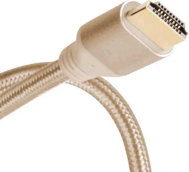 Alt view image 2 of 5 - Silverstone HDMI Cable 4k Resolution at 60Hz, with HDMI 2.0b Certification in Gold Color CPH01G-1800