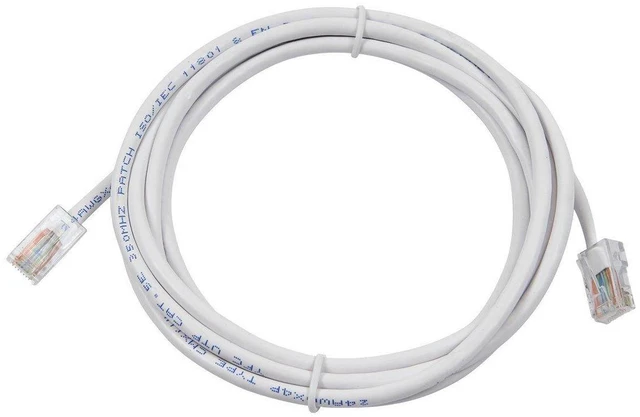 Alt view image 3 of 4 - Buhbo 1 ft CAT 5E UTP Ethernet Network Non Booted Patch Cable (10-Pack), White
