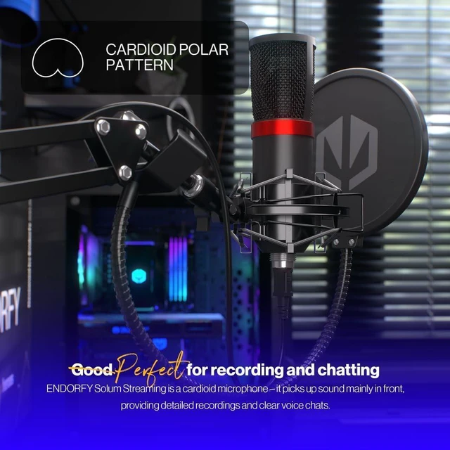 Alt view image 2 of 7 - ENDORFY Solum Streaming USB Computer Microphone | EY1B004