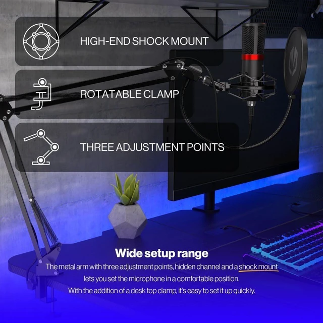 Alt view image 4 of 7 - ENDORFY Solum Streaming USB Computer Microphone | EY1B004