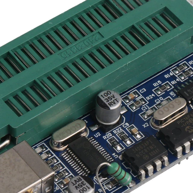 Alt view image 5 of 7 - Pic Microcontroller K150 Automatic USB Programming Programmer ICSP Cable for Windows 7