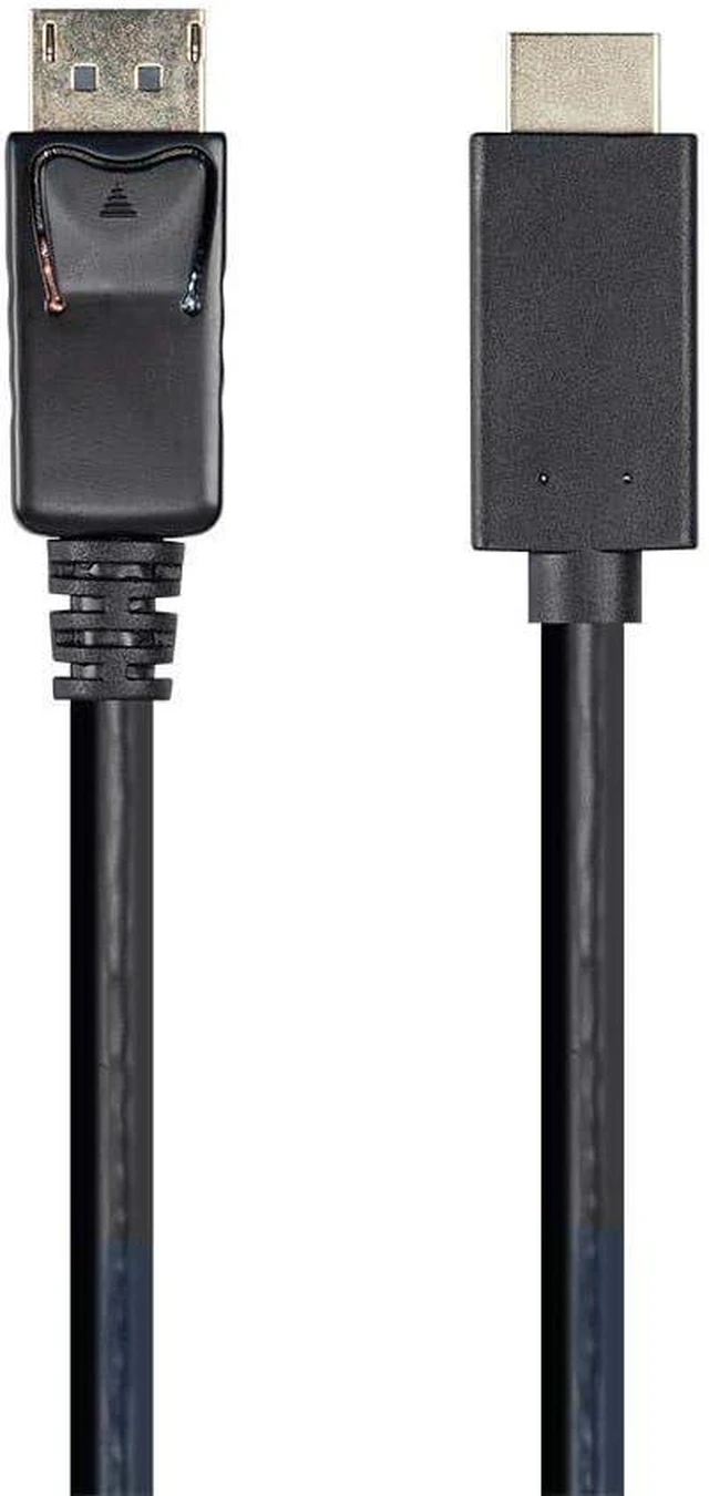 Alt view image 2 of 4 - Monoprice DisplayPort 1.1 to HDTV Cable - 6 Feet - Black