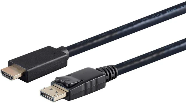 Main image of Monoprice DisplayPort 1.1 to HDTV Cable - 6 Feet - Black