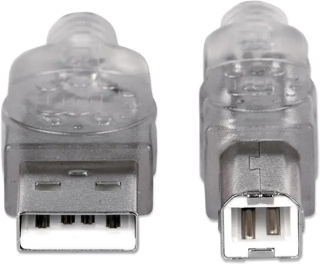 Alt view image 3 of 7 - Manhattan 340465 A-Male to B-Male USB 2 Cable (15 Feet)