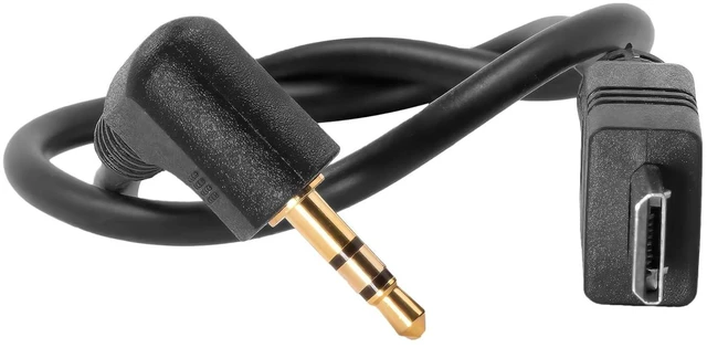 Main image of KONDOR BLUE LANC Remote Trigger Shutter Cable (2.5mm to Micro USB, Black)