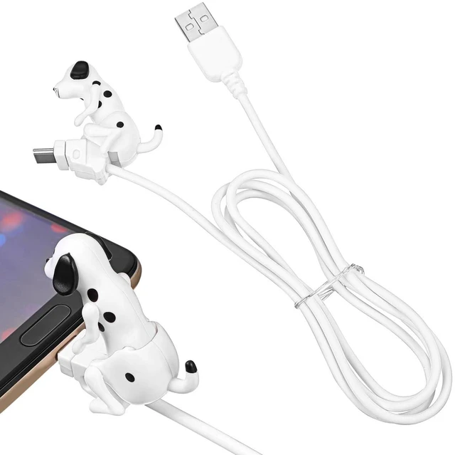 Main image of UKCOCO Funny Dog Type-c Charger Cable, Smartphone Cable Charger, Portable Charging Protector, Universal Device Mobile Phones Dog USB Cables