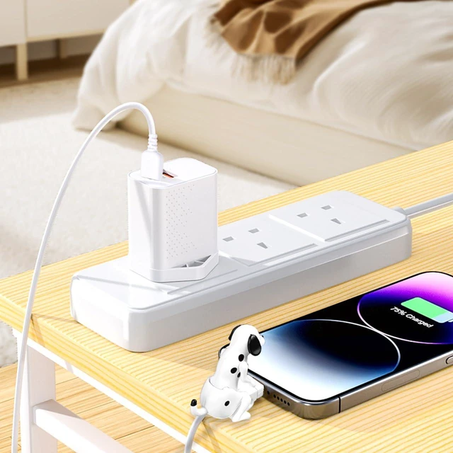 Alt view image 5 of 7 - UKCOCO Funny Dog Type-c Charger Cable, Smartphone Cable Charger, Portable Charging Protector, Universal Device Mobile Phones Dog USB Cables