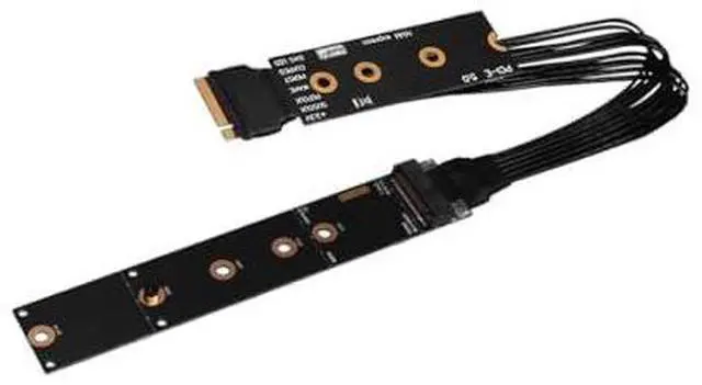 Main image of JMT M22EF-S PCIE5.0 X4 SSD Adapter Cable M.2 Mkey Extender 128Gbps Compatible with M.2 NVME 2280 22110 SSD (30CM)