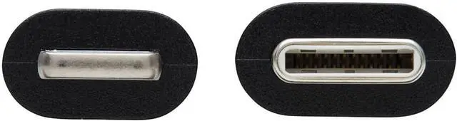 Alt view image 3 of 3 - Tripp Lite USB C to Lightning Sync/Charge Cable Black MFI Certified M/M 1M (M102-01M-BK)