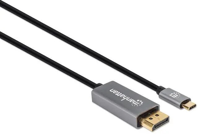 Alt view image 2 of 5 - Manhattan 354844 8K@60Hz USB-C to DisplayPort Adapter Cable 1.4 2m