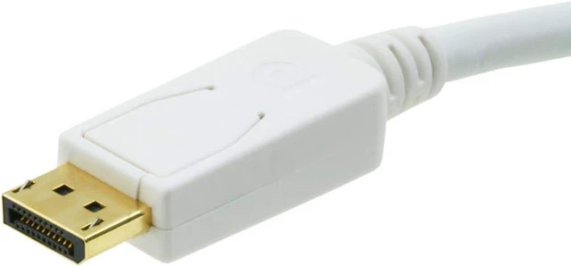 Alt view image 2 of 3 - Monoprice 106018 3-Feet 28AWG Display Port to VGA Cable - White