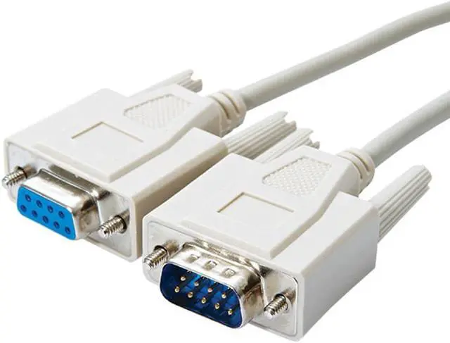 Main image of AYA 6Ft (6 Feet) DB9 Serial RS-232 Male to Female Straight-Through Extension Cable