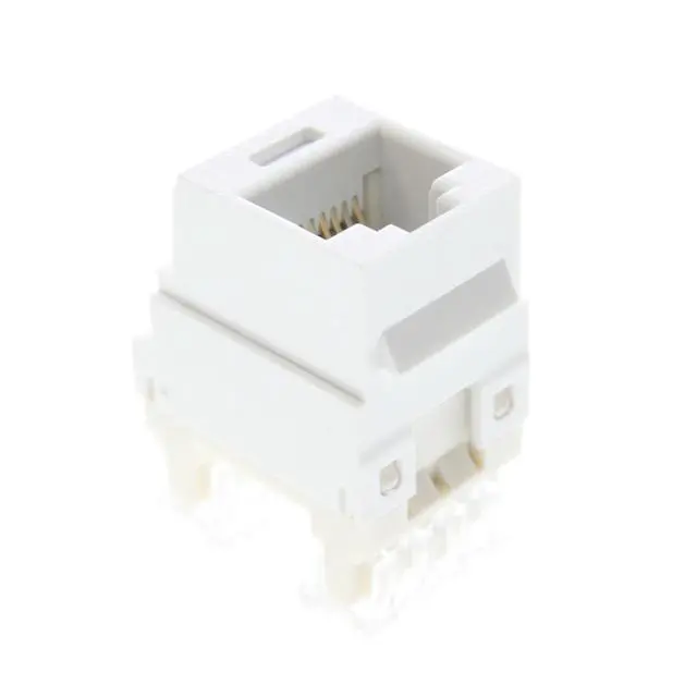 Alt view image 2 of 3 - Panduit NK688MWH Category-6 8-Wire Jack Module, White