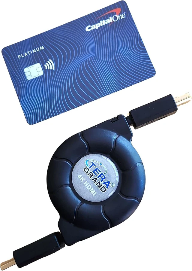 Alt view image 4 of 6 - Tera Grand RETH-WH343 Premium High Speed HDMI Retractable Cable, 4.25-Feet