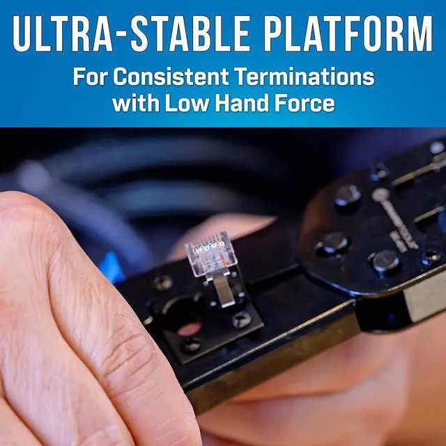 Alt view image 5 of 6 - Jonard Tools UC-4511 RJ45 & RJ11/12 Modular Pass-Through Crimper with Tail Crimping Slots
