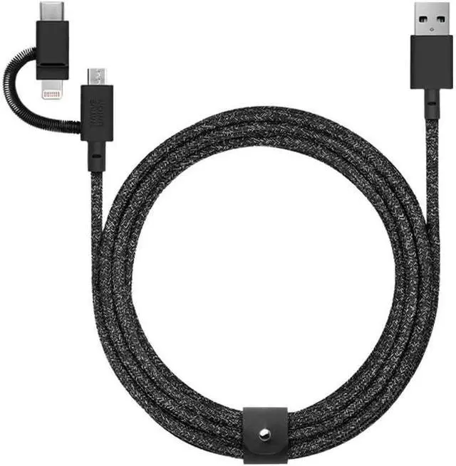 Main image of Native Union Belt Charge/Sync Universal Cable 6.5ft Cosmo (Black) Charge/Sync Cables