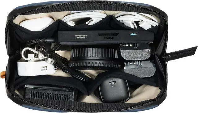 Alt view image 3 of 7 - Native Union Stow Lite Organizer Minimalist Travel Pouch for Everyday Accessory Storage & Protection Stores Cables, Chargers & More