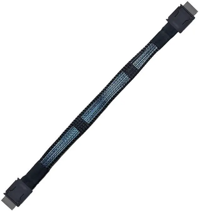 Alt view image 6 of 6 - Oculink Cable PCIe 4.0 SFF-8611 4i Male Extension Cable for Oculink eGPU onexGPU Mini PC SSD, 0.6 feet (20 cm)