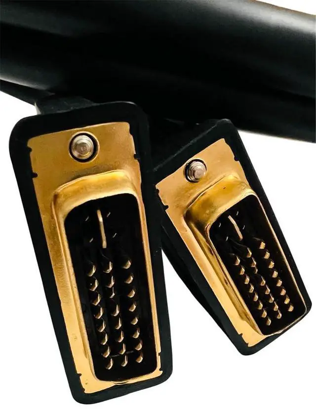 Alt view image 3 of 3 - AYA 15Ft (15 Feet) DVI-I Dual Link (24+5) Male to Male Digital/Analog Video Cable w/Ferrites