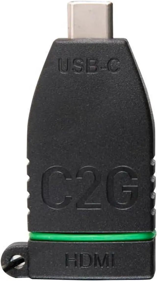 Alt view image 6 of 7 - C2G Universal 4K HDMI Adapter Ring with Color Coded DisplayPort, Mini DisplayPort, and USB-C