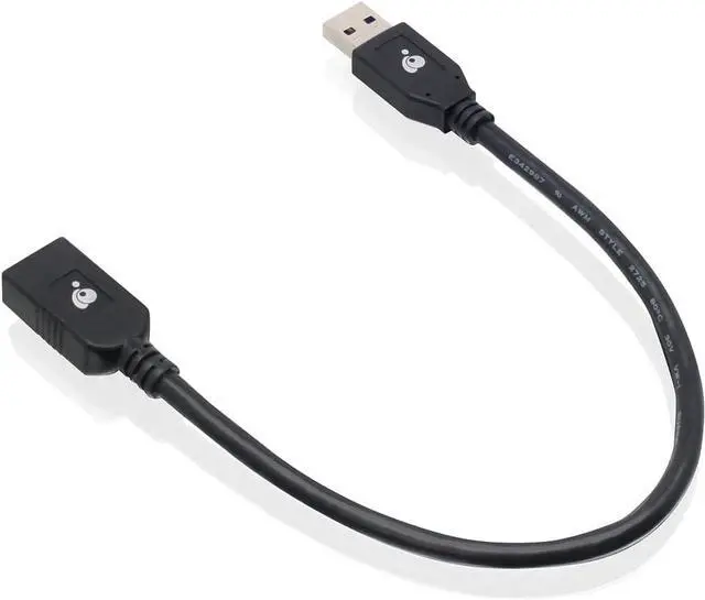 Alt view image 3 of 4 - IOGEAR G2LU3AMF USB 3.0 Extension Cable Male to Female 12"