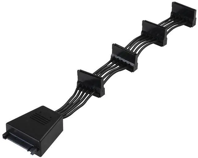 Main image of Silverstone SST-CP06 - One to Four SATA Connectors Adapter Cable, Two 2200µF capacitors