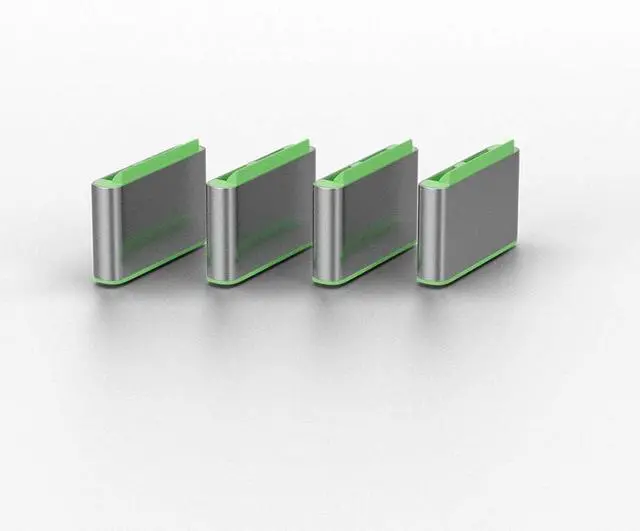 Alt view image 2 of 4 - LINDY USB Type C Port Blockers (Without Key) - Pack of 10, Green