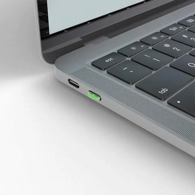 Alt view image 4 of 4 - LINDY USB Type C Port Blockers (Without Key) - Pack of 10, Green