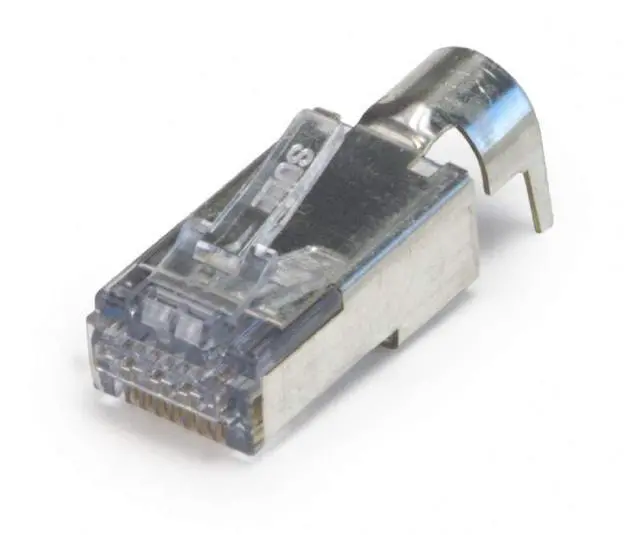 Alt view image 2 of 3 - Platinum Tools Ezex44 Shielded RJ45 External Ground Connector 25/Clamshell Accessory Box (100025C)