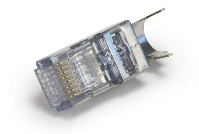 Alt view image 3 of 3 - Platinum Tools Ezex44 Shielded RJ45 External Ground Connector 25/Clamshell Accessory Box (100025C)