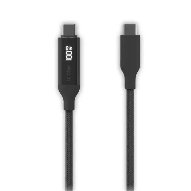 Alt view image 2 of 5 - Ubiquiti USB-C Cable with Charge Display