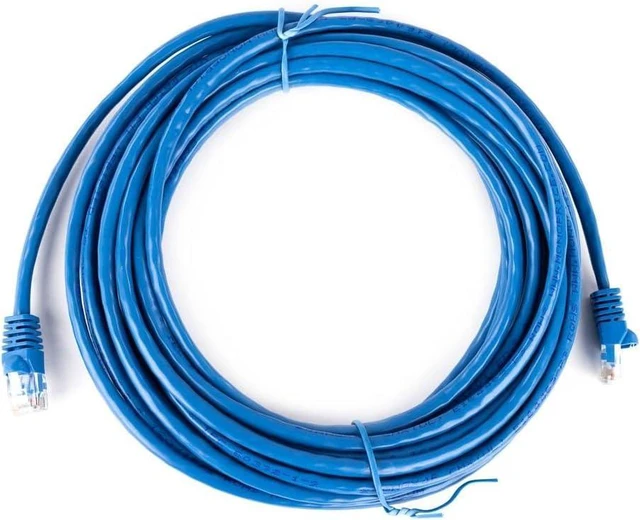 Alt view image 3 of 5 - Monoprice 100140 25-Feet 24AWG Cat5e 350MHz UTP Bare Copper Ethernet Network Cable, Blue (100140)