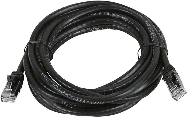 Alt view image 3 of 5 - Monoprice 111246 Flexboot Series Cat5e 24AWG UTP Ethernet Network Cable-14' and #44, Black