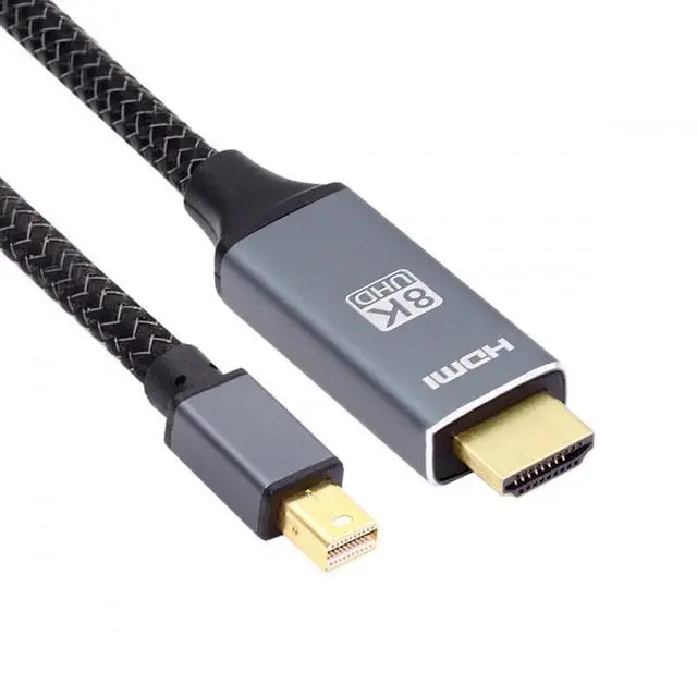 Main image of CY Mini DP DisplayPort 1.4 Source to HDMI 2.0 Display 8K 60hz UHD 4K Mini-DP to HDMI Male Monitor Cable