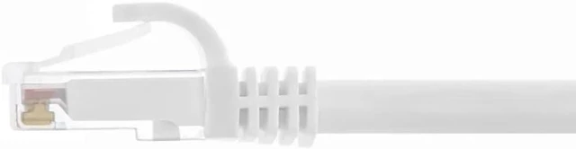 Alt view image 5 of 5 - Monoprice Cat6 Ethernet Patch Cable - 3 Feet - White (12 Pack) Snagless RJ45, Stranded, 550MHz, UTP, Pure Bare Copper Wire, 24AWG - Flexboot Series