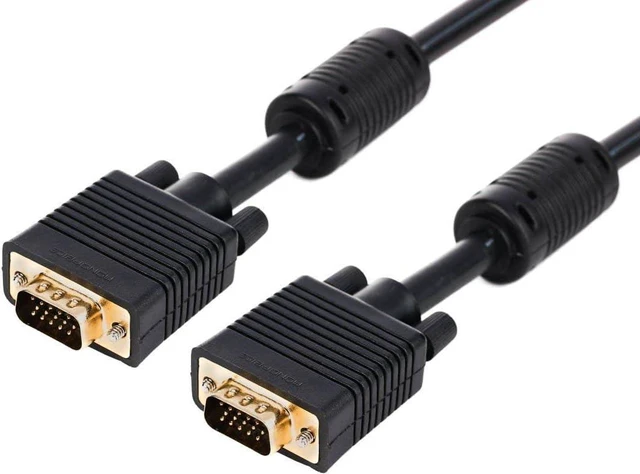 Main image of Monoprice 6ft SVGA Super VGA M/M Monitor Cable with Ferrites (Gold Plated)