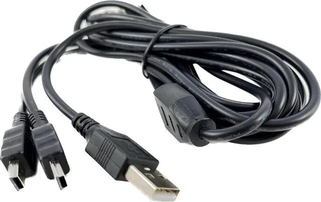 Alt view image 2 of 6 - OMNIHIL 10FT-MINI-USB Splitter Cable Compatible with BLUESOUND Node 2i