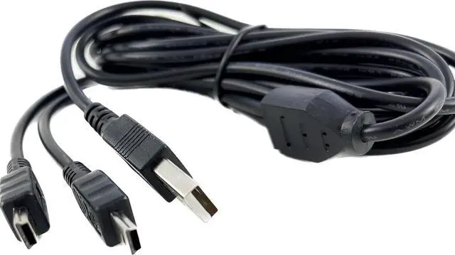 Alt view image 4 of 6 - OMNIHIL 10FT-MINI-USB Splitter Cable Compatible with BLUESOUND Node 2i