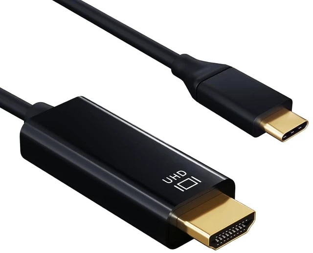 Main image of Cable Leader USB 3.1 Type C Male to HDMI (4K @ 60Hz) Male Cable, Black 6 Foot (1 Pack)