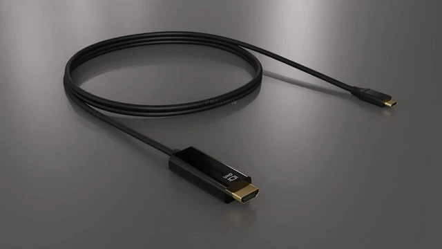 Alt view image 4 of 7 - Cable Leader USB 3.1 Type C Male to HDMI (4K @ 60Hz) Male Cable, Black 6 Foot (1 Pack)