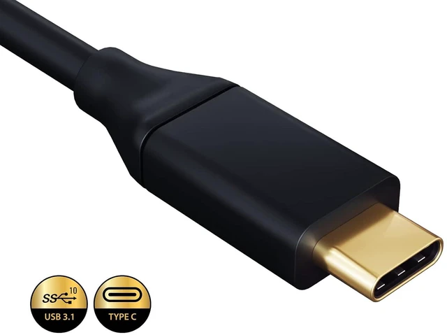 Alt view image 3 of 7 - Cable Leader USB 3.1 Type C Male to HDMI (4K @ 60Hz) Male Cable, Black 6 Foot (1 Pack)