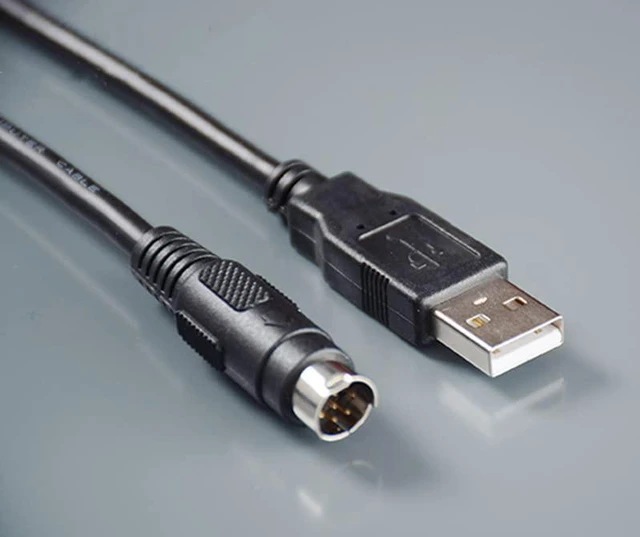 Alt view image 7 of 7 - Washinglee USB-ACAB230 USB Programming Cable for Delta PLC DVP EX ES EH EN Series, for USB-ACAB230 Replacement, 6 FT