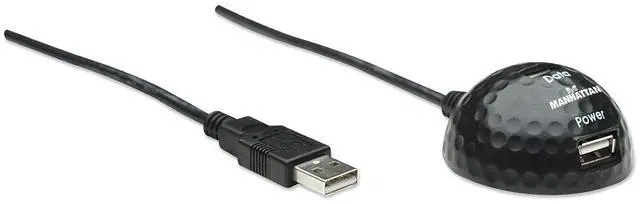Alt view image 6 of 6 - Manhattan 6 ft. Hi-Speed USB 2.0 Dock Extension Cable, Dual Ports 1 Power Port and 1 Data Port