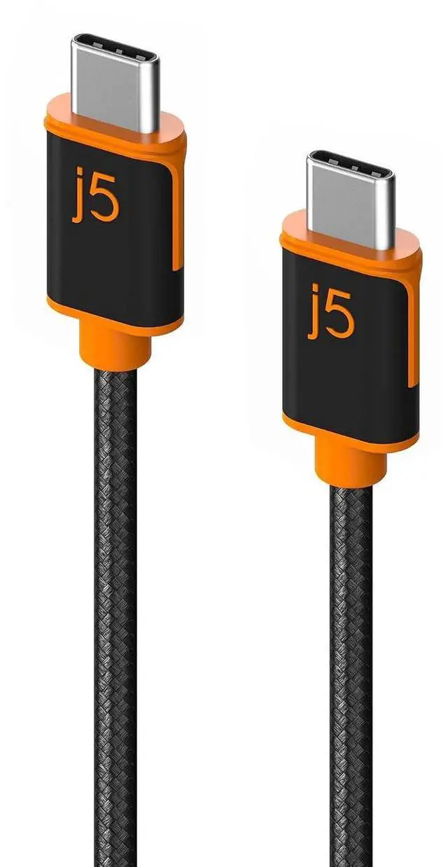 Main image of USB C to USB C 60W Fast Charging Cable 9.8ft / 3m, Double Braided, for Samsung Galaxy, iPad Pro, iPad mini, Tablet, Laptop, Chromebook (JUCX24L30)