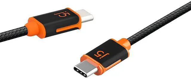 Alt view image 2 of 7 - j5create USB-C to USB-C Sync & Charge Cable with a Braided Polyester Cover for High Durability
