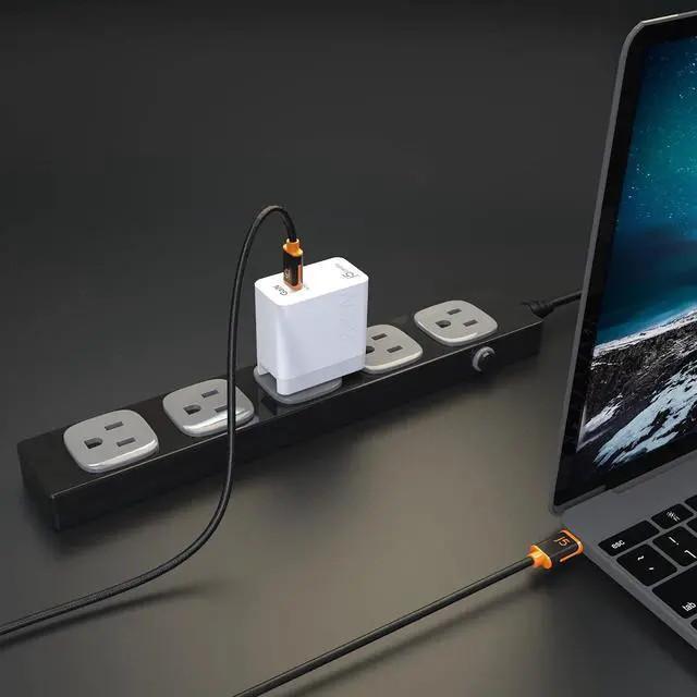 Alt view image 4 of 7 - j5create USB-C to USB-C Sync & Charge Cable with a Braided Polyester Cover for High Durability