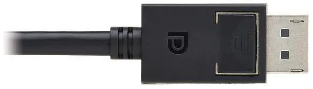 Alt view image 5 of 7 - Tripp Lite 8K @ 60Hz DisplayPort 2.1 Cable with Latching Connectors (M/M), 6 Feet / 1.8 Meters, 40 Gbps, HDR, HBR3, MST, 4:4:4, HDCP 2.2, Black, Lifetime Manufacturer's Warranty (P580-006-8K6-2)