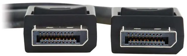 Alt view image 3 of 7 - Tripp Lite 8K @ 60Hz DisplayPort 2.1 Cable with Latching Connectors (M/M), 6 Feet / 1.8 Meters, 40 Gbps, HDR, HBR3, MST, 4:4:4, HDCP 2.2, Black, Lifetime Manufacturer's Warranty (P580-006-8K6-2)