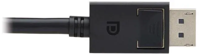 Alt view image 7 of 7 - Tripp Lite 8K @ 60Hz DisplayPort 2.1 Cable with Latching Connectors (M/M), 6 Feet / 1.8 Meters, 40 Gbps, HDR, HBR3, MST, 4:4:4, HDCP 2.2, Black, Lifetime Manufacturer's Warranty (P580-006-8K6-2)